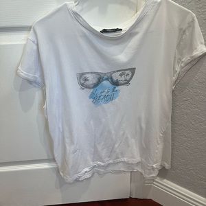 White MANGO t-shirt